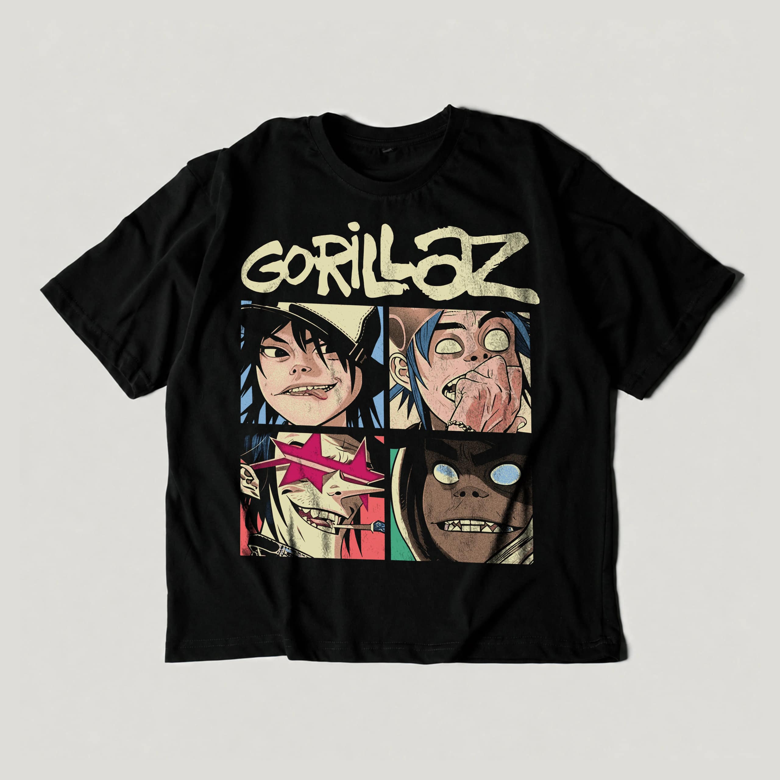 Gorillaz Comic Strip Tee