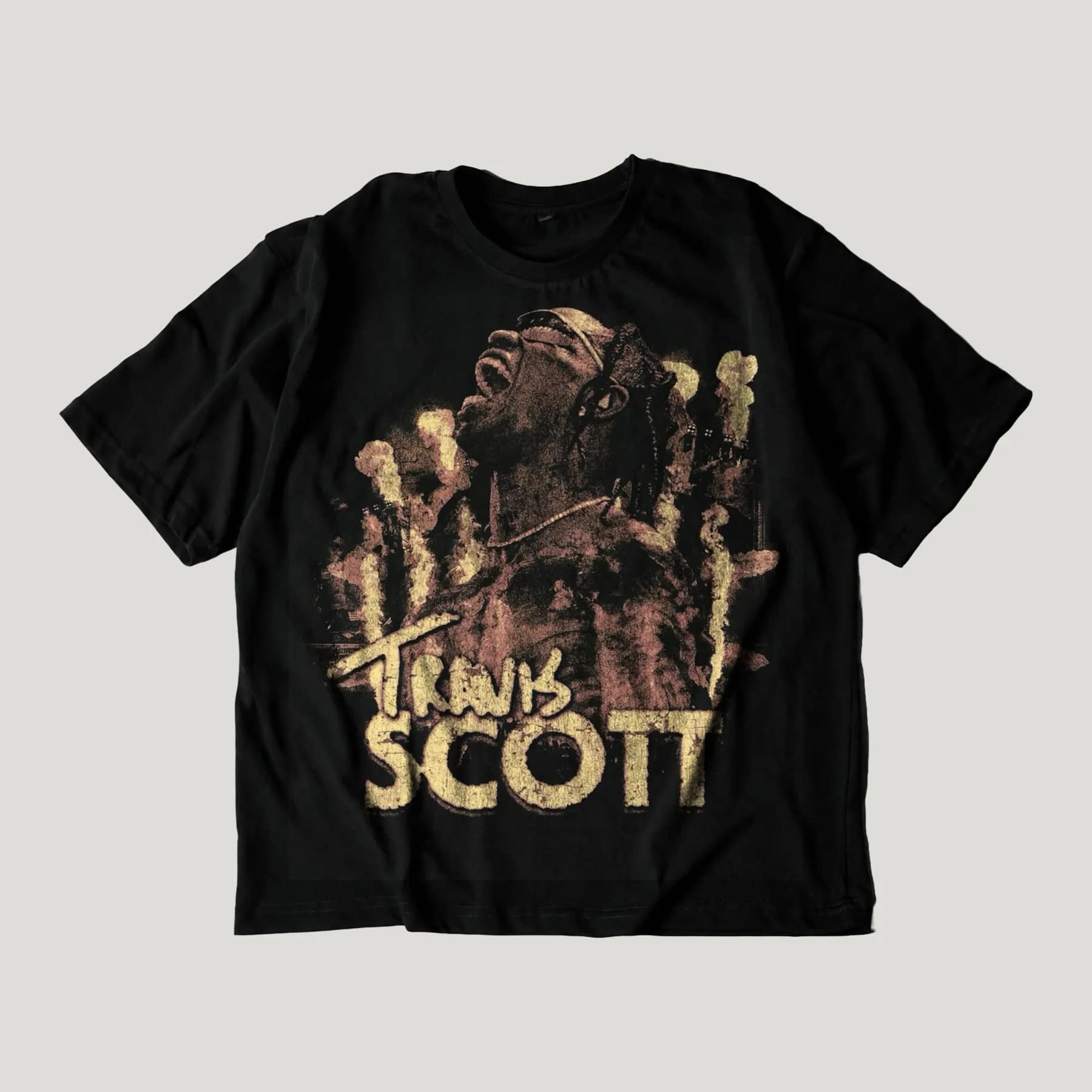 Travis Scott Vintage Distressed Graphic Tee